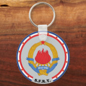 Socialistische Federale Republiek Joegoslavië Embl Sleutelhanger (Voorkant)