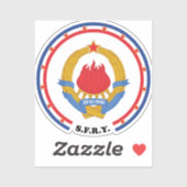 Socialistische Federale Republiek Joegoslavië Sticker (Vel)