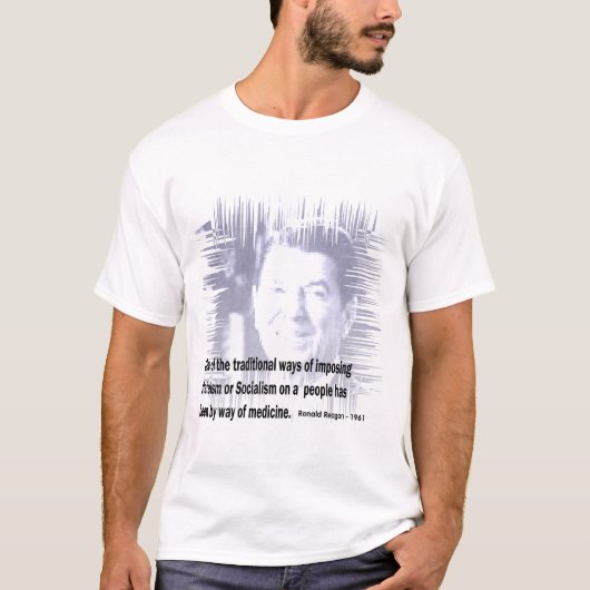 Socialistische geneeskunde - Reagan T-shirt (Voorkant)