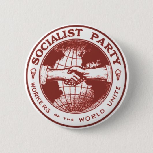 Socialistische Partij Amerika Ronde Button 5,7 Cm (Voorkant)