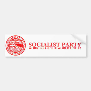 Socialistische Partij Verenigde Staten Bumpersticker
