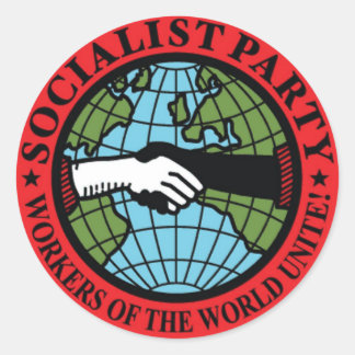 SOCIALISTISCHE PARTIJ VS RONDE STICKER