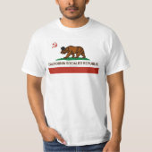 Socialistische Republiek Californië T-Shirt (Voorkant)