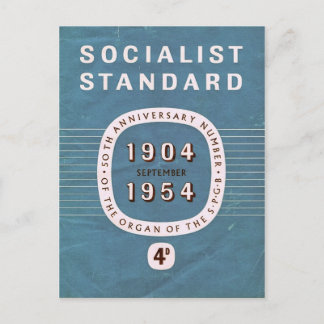 Socialistische Standaard 50-jarig bestaan Briefkaart