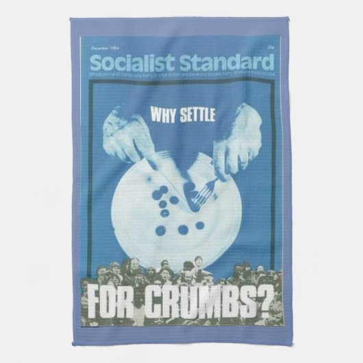 Socialistische standaard december 1984 teatowel theedoek (Verticaal)