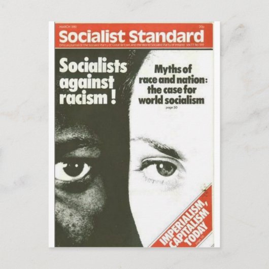 Socialistische Standaard maart 1981 Briefkaart (Voorkant)