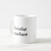 socialistische tegenstander koffiemok (Voorkant links)