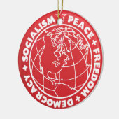 Socialistische Vredesorganisatie Keramisch Ornament (Links)