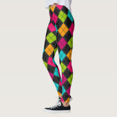 Socialite Colorful Argyle Pattern Leggings (Links)