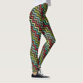 Socialite Colorful Chevron Pattern Leggings (Rechts)