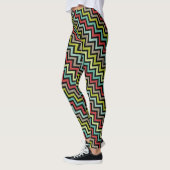 Socialite Colorful Chevron Pattern Leggings (Links)