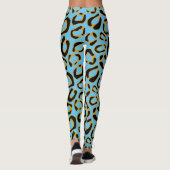 Socialite Leopard Print Patroon Leggings (Achterkant)