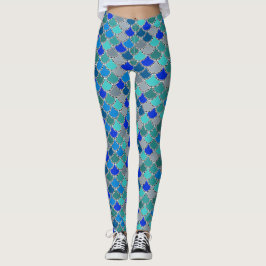 Socialite Mermaid Scales Pattern Leggings