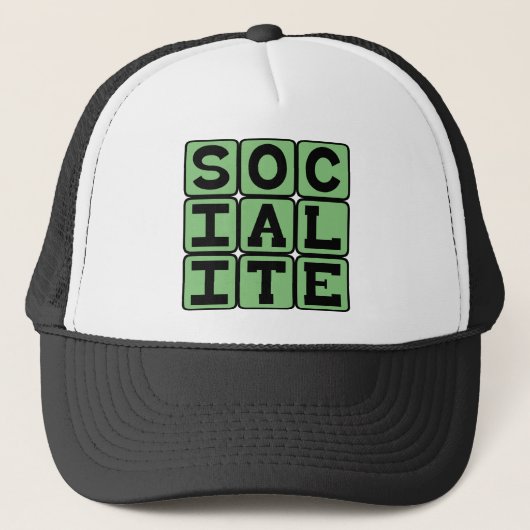 Socialite, partijleider trucker pet (Voorkant)