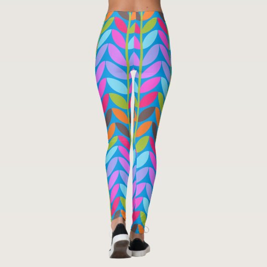Socialite Summer Ivy Pattern Leggings (Achterkant)