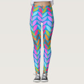 Socialite Summer Ivy Pattern Leggings (Voorkant)