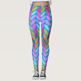 Socialite Summer Ivy Pattern Leggings