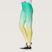 Socialite Turquoise en Yellow Leggings (Links)