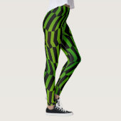 Socialite Wild en Sassy Green Pattern Leggings (Rechts)