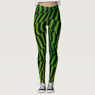 Socialite Wild en Sassy Green Pattern Leggings