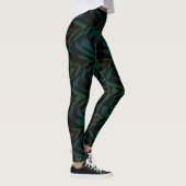 Socialite Wild Tropical Leaf Pattern Leggings (Rechts)