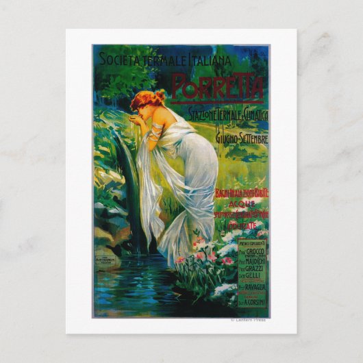 Societa Termale Italiana  PosterEurope Briefkaart (Voorkant)