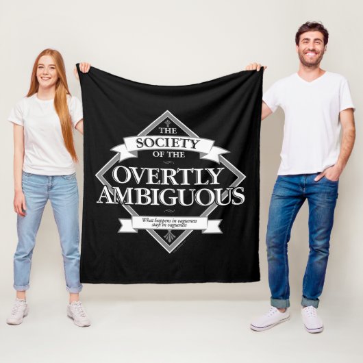 Sociëteit van de Overtuigend Dubbelzinnige Fleece Deken (In situ)