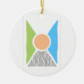 Society6 Moderne Wall Art ideeën Keramisch Ornament (Voorkant)