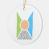 Society6 Moderne Wall Art ideeën Keramisch Ornament (Links)