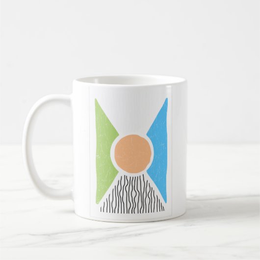Society6 Moderne Wall Art ideeën Koffiemok (Links)