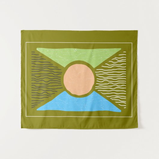 Society6 Moderne Wall Art ideeën Wandkleed (Voorkant (horizontaal))