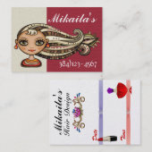 Society Diva Benoeming Visitekaartje Afsprakenkaartje (Voorkant / Achterkant)