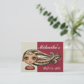 Society Diva Benoeming Visitekaartje Afsprakenkaartje (Staand voorkant)