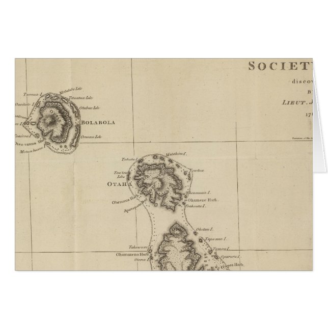 Society Isles, Tahiti (Voorkant Horizontaal)