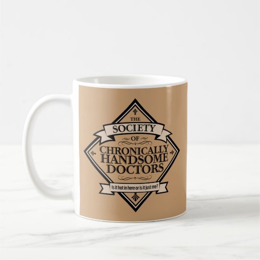 Society of Chronically Handsome Doctors - grappig Koffiemok (Links)