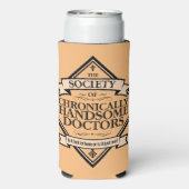 Society of Chronically Handsome Doctors - grappig  Seltzer Blikjeskoeler (Seltzer Achterkant)