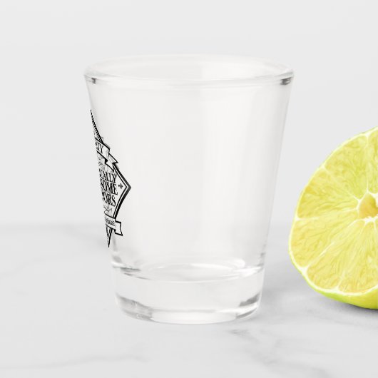 Society of Chronically Handsome Doctors - grappig  Shot Glas (Rechts)