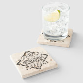 Society of Chronically Handsome Doctors - grappig  Stenen Onderzetter (Zijkant)