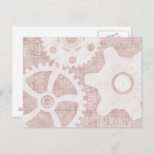 Society of New Century Intellectuals IV Briefkaart (Voorkant / Achterkant)