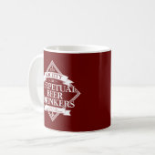 Society of Perpetual Beer Drinkers Coffee Mok (Voorkant links)