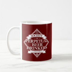 Society of Perpetual Beer Drinkers Coffee Mok
