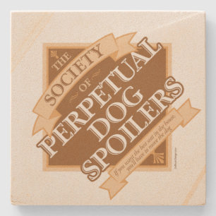 Society of Perpetual Dog Spoilers Stenen Onderzetter