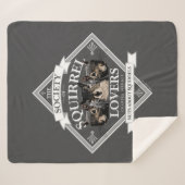 Society of Squirrel Lovers - grappige eekhoorn She Sherpa Deken (Voorkant (horizontaal))