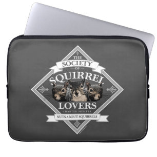 Society of Squirrel Lovers - grappige eekhoornlapt Laptop Sleeve