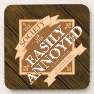 Society of the Easily Annoyed Bier Onderzetter