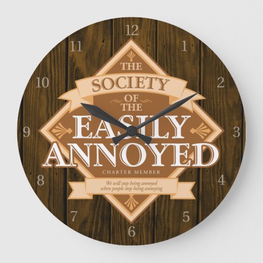 Society of the Easily Annoyed Grote Klok (Voorkant)