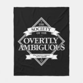 Society of The Overtly Ambiguous Fleece Deken (Voorkant)