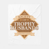 Society of Trophy Husbands Fleece Deken (Voorkant)