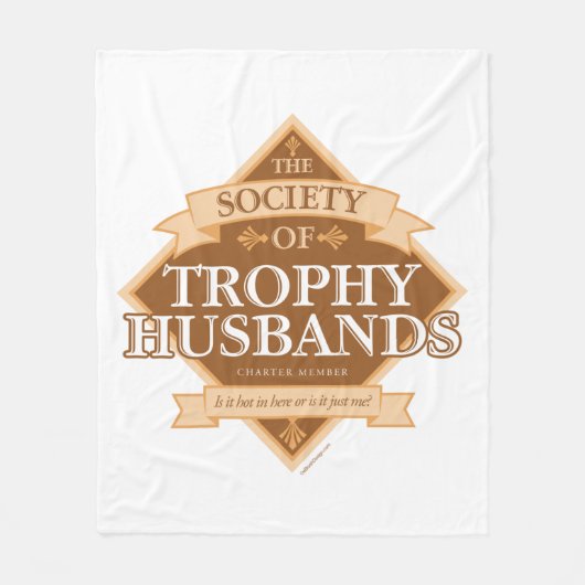 Society of Trophy Husbands Fleece Deken (Voorkant)