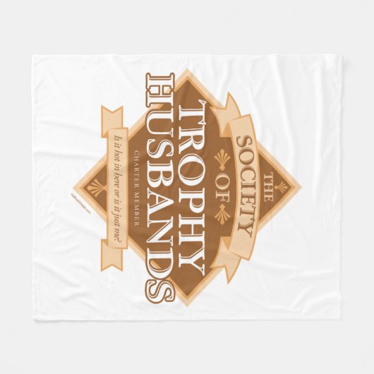 Society of Trophy Husbands Fleece Deken (Voorkant (Horizontaal))